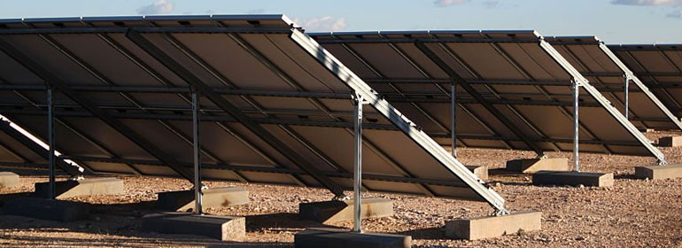 Estructuras de aluminio para paneles solares