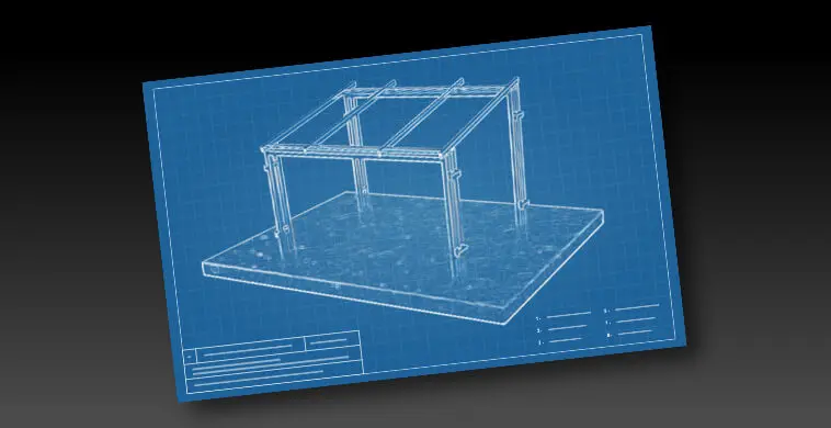 Determinar el tamaño y el diseño dónde se colocará la pérgola