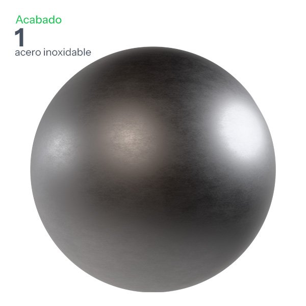 Acabado 1 de acero inoxidable