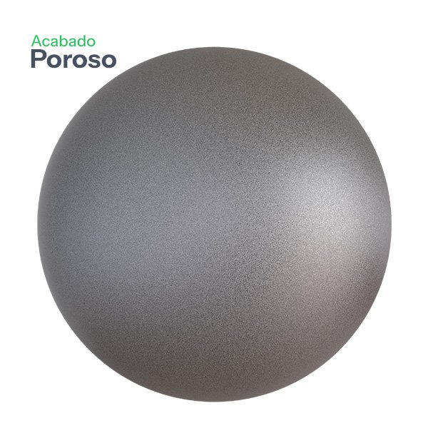 acabado poroso acero inoxidable