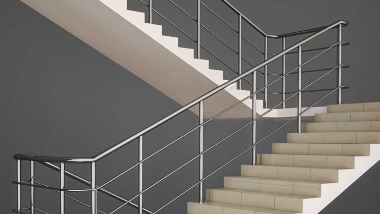 barandales para escalera de barra redonda