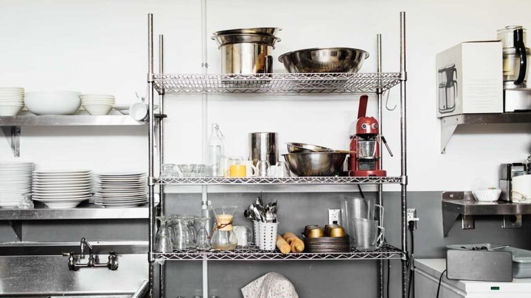 estante para cocina de barra redonda