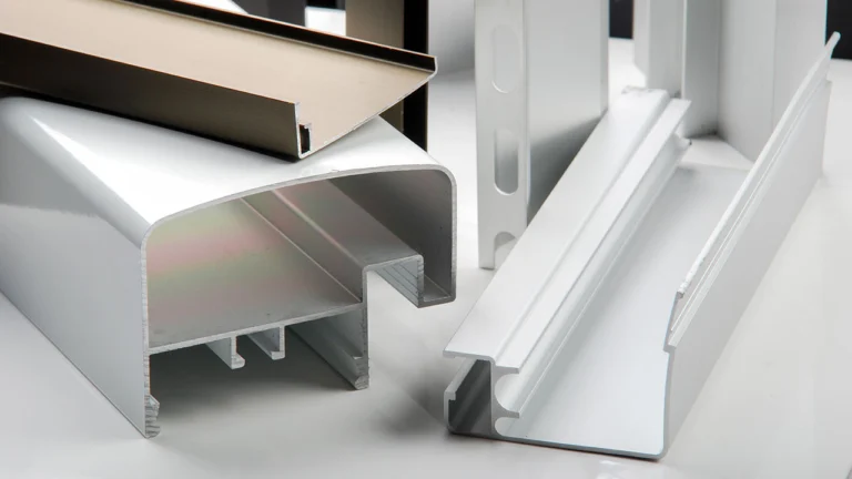 perfiles maquinados de placa de aluminio
