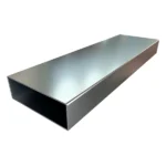 pieza de ptr rectangular de acero inoxidable