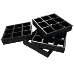 Piezas gris oxford de rejilla de fibra de vidrio