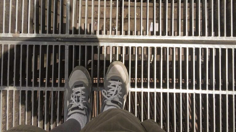 coladera de rejilla de acero inoxidable