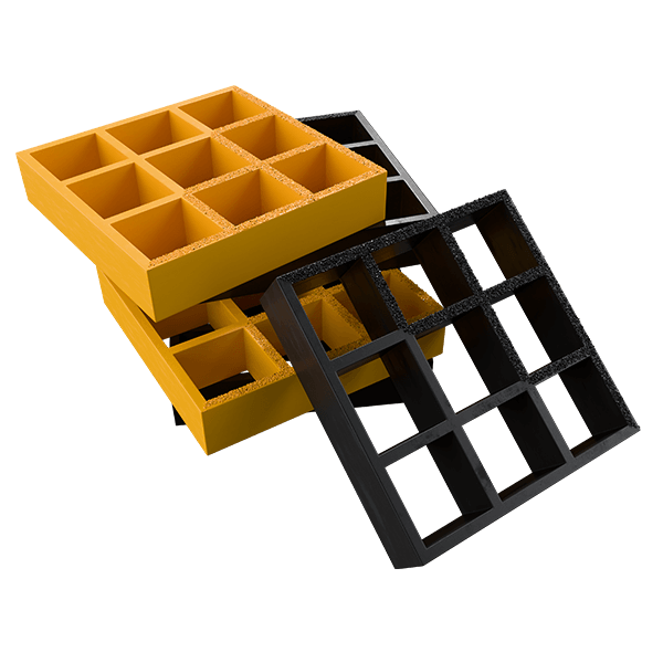 piezas de rejilla fibra de vidrio