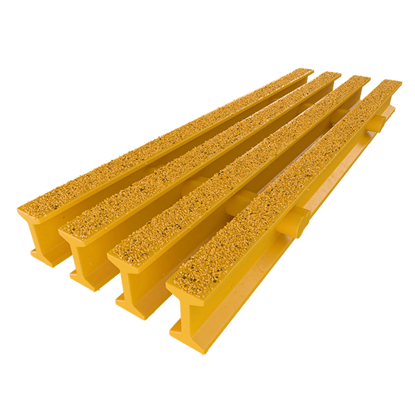 rejilla fibra de vidrio amarilla