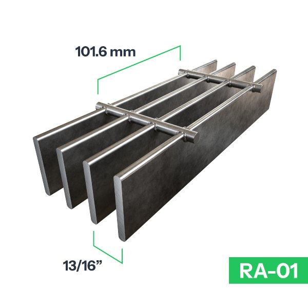 rejilla inoxidable natural ra01