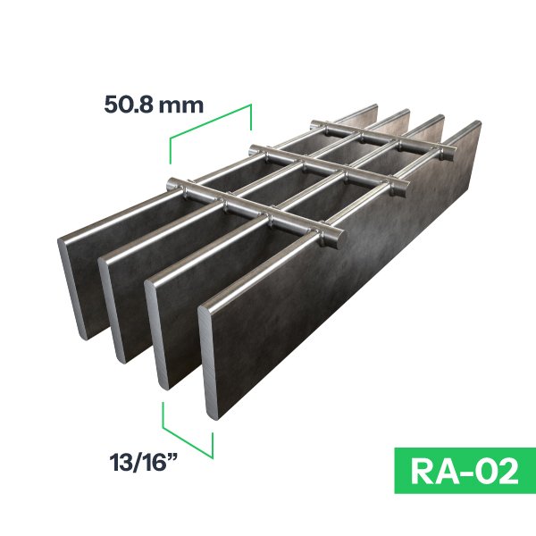 rejilla inoxidable natural ra02