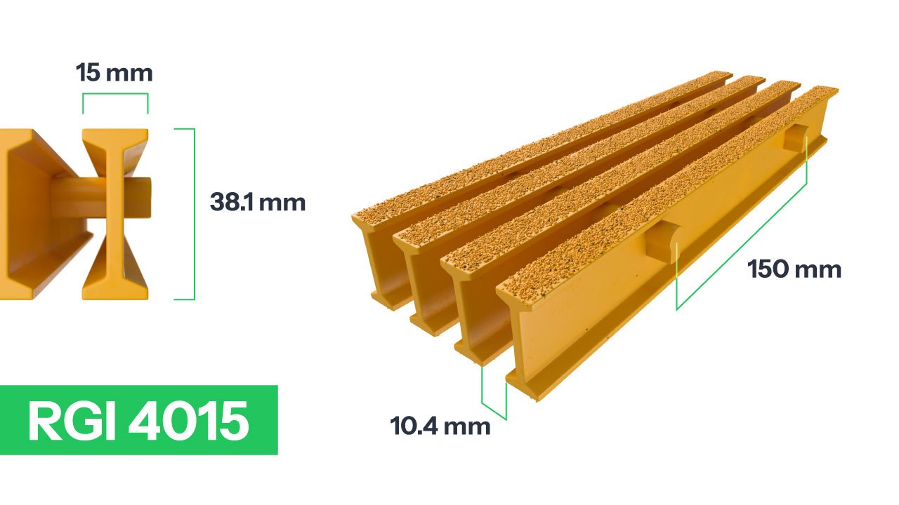 rejilla pultruida rgi4015 amarilla inoxidables victoria