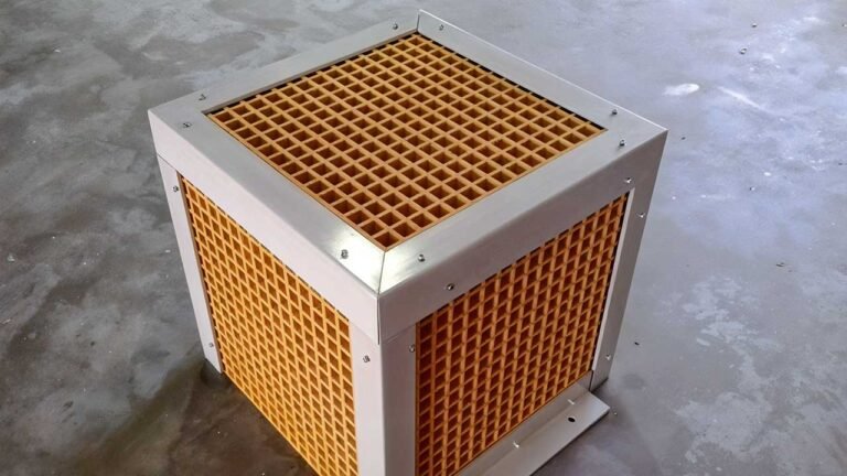 sistema de proteccion de rejilla de fibra de vidrio