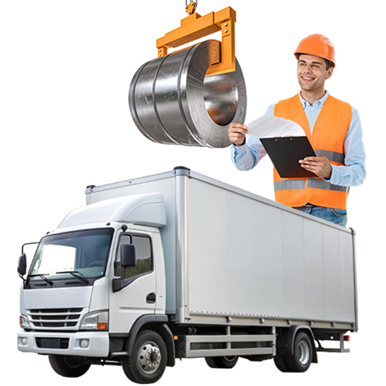 persona con camion