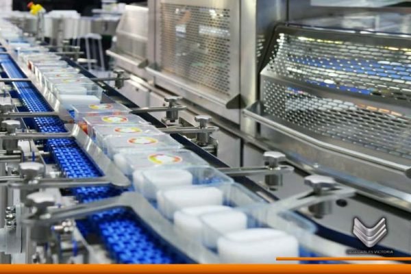 linea de produccion de la industria alimentaria